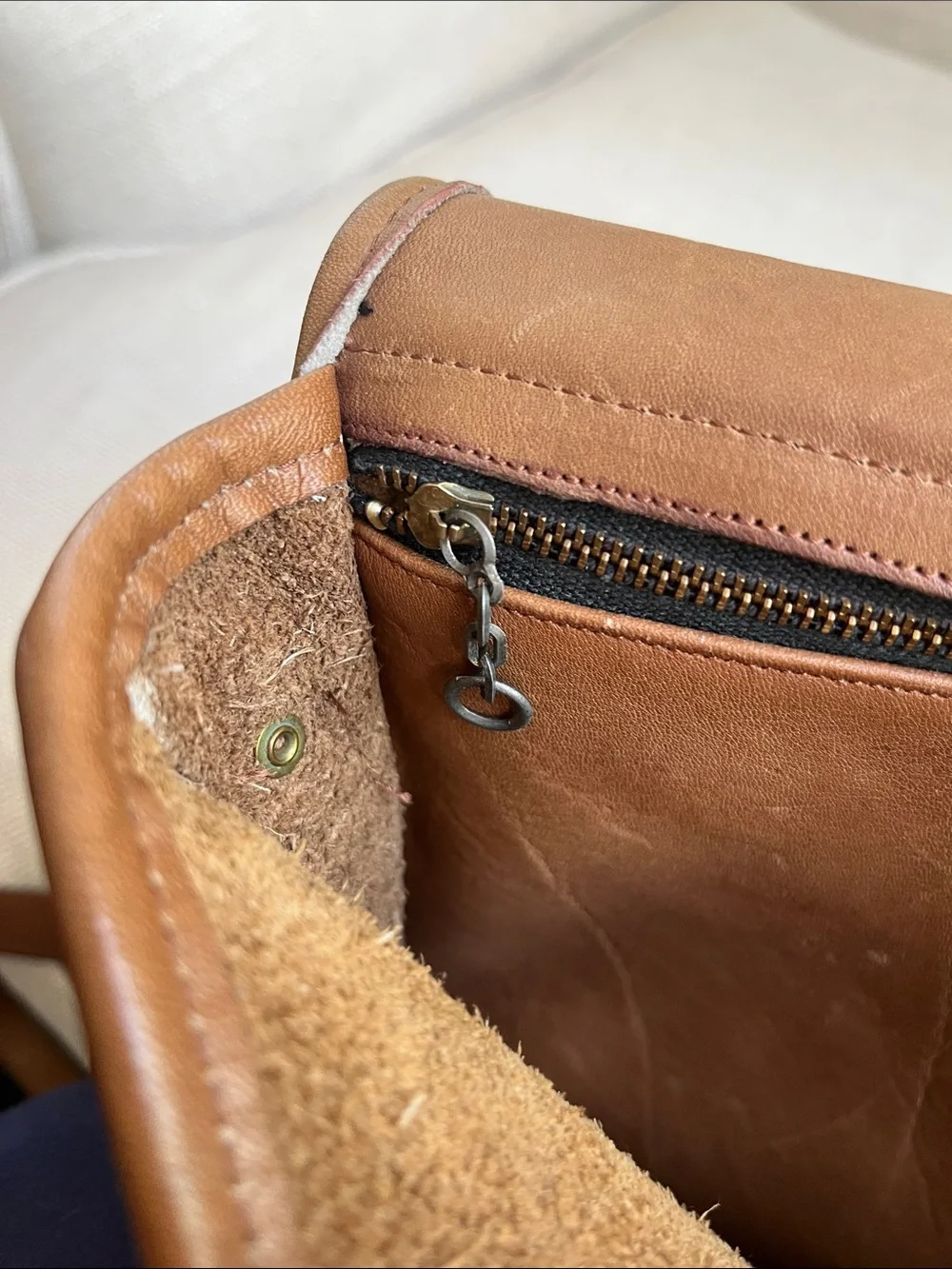 Coach Vintage Saddle Pouch Large Brown NYC Rare